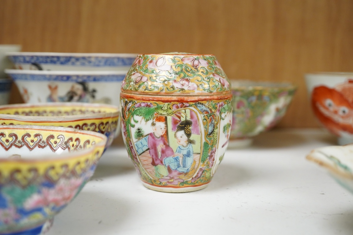 A small group of Chinese ceramics, 19th century and later